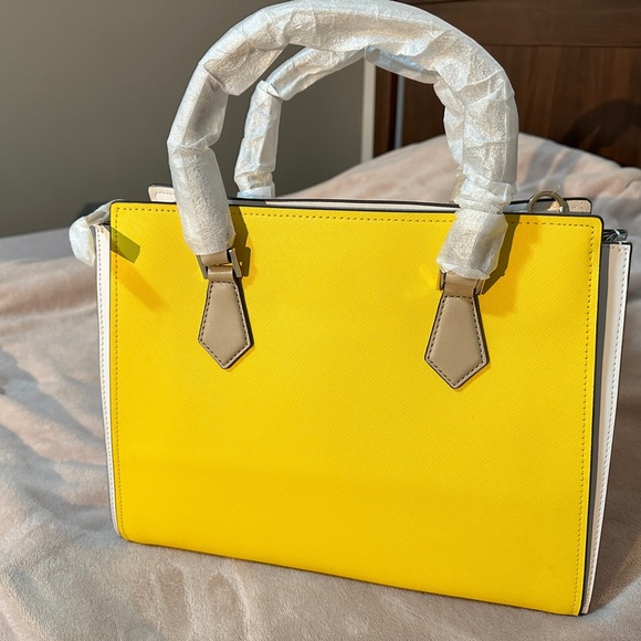 Michael Kors handbag, bright yellow. - Picture 2 of 2
